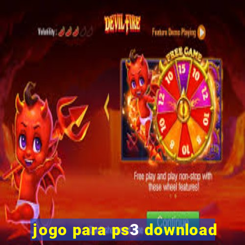 jogo para ps3 download